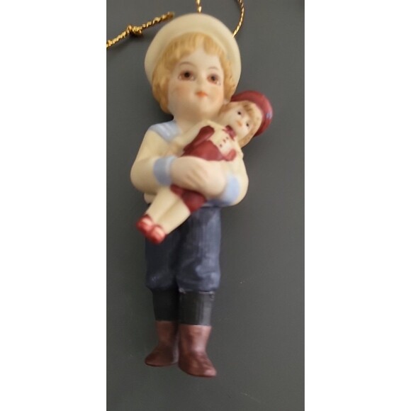 Lot Of 3 Jan Hagara Porcelain Ornaments Sharice + Stephen +Parry 1988 - Picture 6 of 9